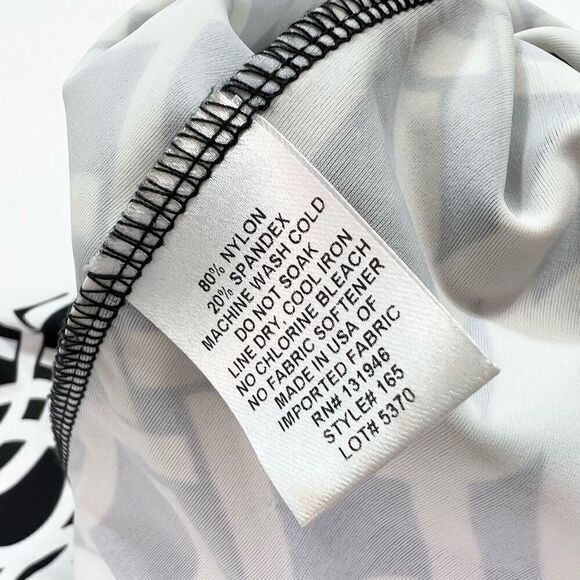 Jude Connally Shift Dress Womens XS Black White Trellis Elastic preppy mature - Picture 7 of 11